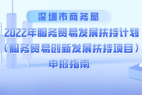 百萬資金獎(jiǎng)勵(lì)！深圳服務(wù)貿(mào)易六大領(lǐng)域企業(yè)可申報(bào)扶持項(xiàng)目，項(xiàng)目策劃與公關(guān)服務(wù)迎來利好